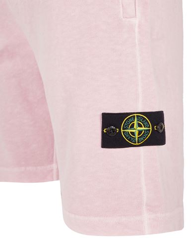 Pink stone island clearance shorts