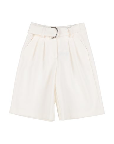 Marc Ellis Toddler Girl Shorts & Bermuda Shorts White Size 4 Polyester, Elastane In White