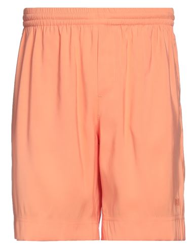 Msgm Man Shorts & Bermuda Shorts Orange Size 38 Viscose, Polyester