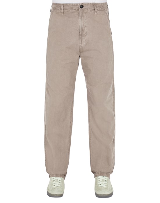 TROUSERS Herr 302WA ‘OLD’ TREATMENT Front STONE ISLAND