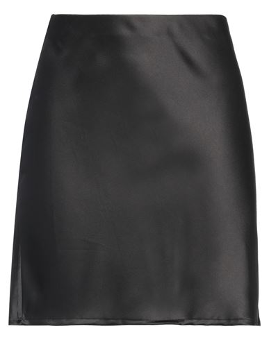 Shop Jacqueline De Yong Woman Mini Skirt Black Size L Polyester