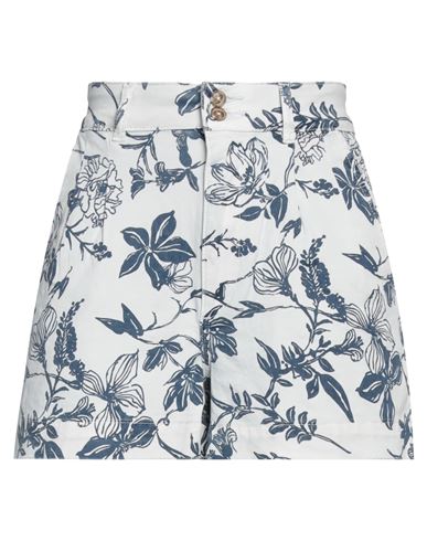 Dl1961 Woman Shorts & Bermuda Shorts Sky Blue Size 28 Cotton, Lycra