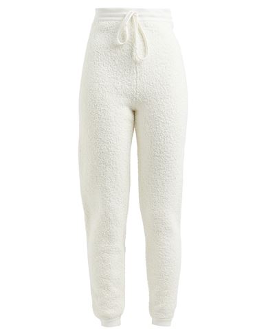 Elisabetta Franchi Woman Pants Cream Size 12 Polyester, Viscose, Elastane In White