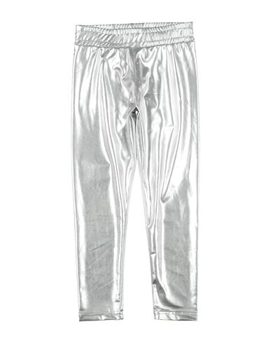 Shop Vicolo Toddler Girl Leggings Silver Size 6 Polyester, Elastane