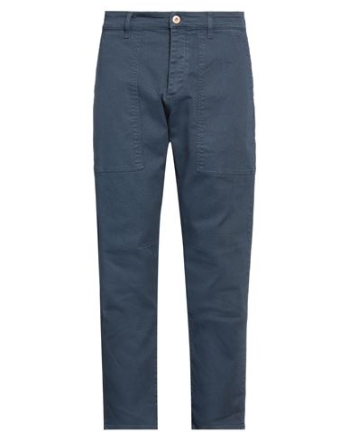 Siviglia Man Pants Navy Size 29 Cotton, Elastane In Blue