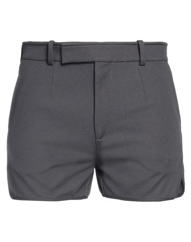 Dior Homme Man Shorts & Bermuda Shorts Lead Size M Polyester, Cotton In Grey