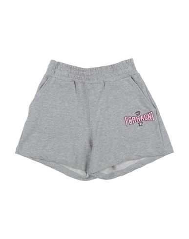 Shop Chiara Ferragni Toddler Girl Shorts & Bermuda Shorts Light Grey Size 7 Cotton, Elastane