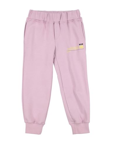 Msgm Babies'  Toddler Girl Pants Lilac Size 6 Cotton In Purple