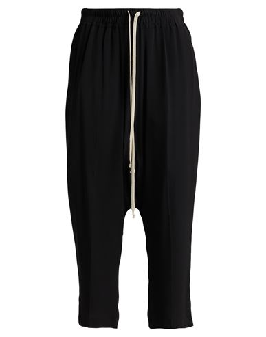 Rick Owens Woman Pants Black Size 4 Acetate, Silk In Black