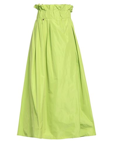 Co. Go Woman Long Skirt Acid Green Size 2 Polyester
