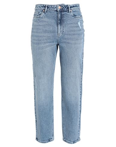 Shop Vero Moda Woman Jeans Blue Size 32w-32l Cotton, Recycled Cotton, Elastane