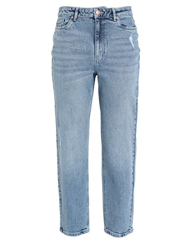 Shop Vero Moda Woman Jeans Blue Size 28w-30l Cotton, Recycled Cotton, Elastane