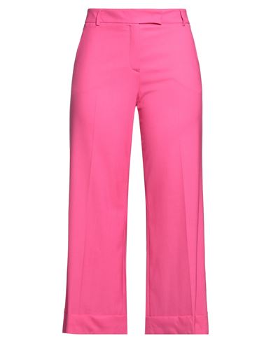 Ql2  Quelledue Ql2 Quelledue Woman Pants Fuchsia Size 10 Virgin Wool, Polyamide, Elastane In Pink