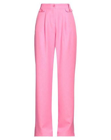 Nenette Woman Pants Fuchsia Size 4 Polyester In Pink