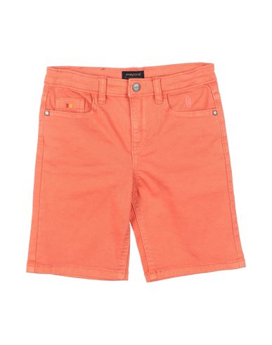 Shop Mayoral Toddler Girl Shorts & Bermuda Shorts Orange Size 7 Cotton, Elastane