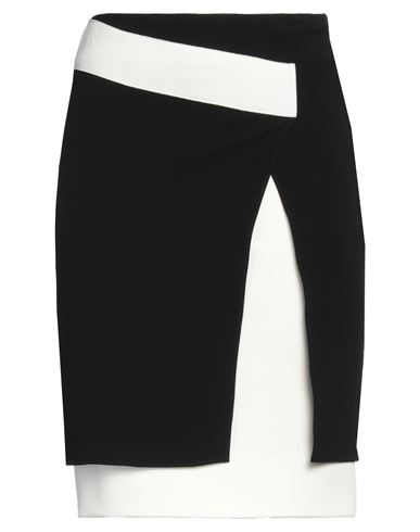 Laurèl Woman Mini Skirt Black Size 8 Polyester, Polyamide, Triacetate