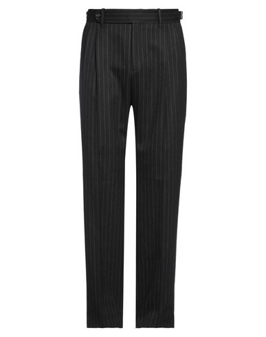 Shop Dolce & Gabbana Man Pants Black Size 38 Virgin Wool, Polyamide, Elastane, Polyester