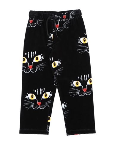 Mini Rodini Babies'  Toddler Pants Black Size 7 Organic Cotton