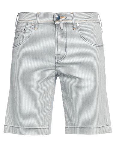 Jacob Cohёn Man Shorts & Bermuda Shorts Slate Blue Size 31 Cotton, Polyester, Elastane