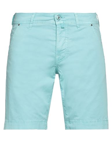 Jacob Cohёn Man Shorts & Bermuda Shorts Turquoise Size 31 Cotton, Elastane, Polyester In Blue