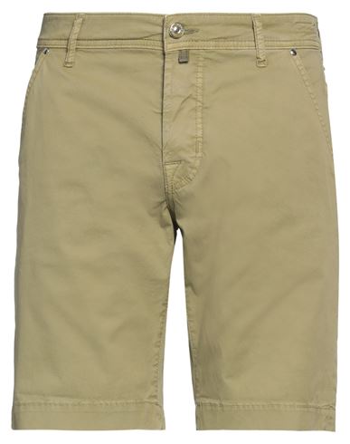 Jacob Cohёn Man Shorts & Bermuda Shorts Military Green Size 35 Cotton, Elastane, Polyester