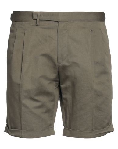 Briglia 1949 Man Shorts & Bermuda Shorts Military Green Size 38 Cotton, Linen