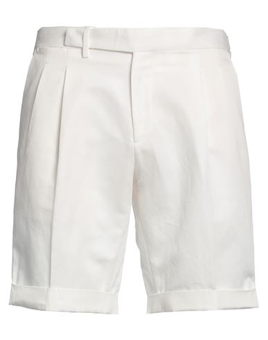 Briglia 1949 Man Shorts & Bermuda Shorts White Size 32 Cotton, Linen