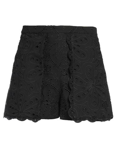 Shop Charo Ruiz Ibiza Woman Shorts & Bermuda Shorts Black Size M Cotton, Polyester