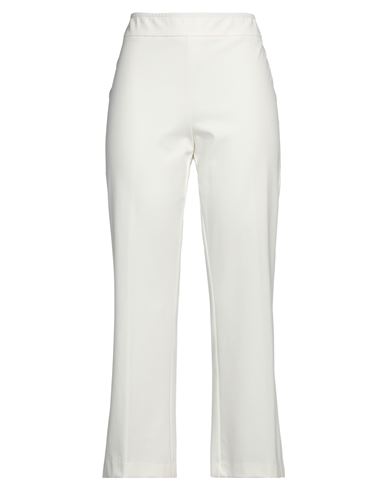 Blanca Vita Woman Pants White Size 2 Cotton, Polyamide, Elastane