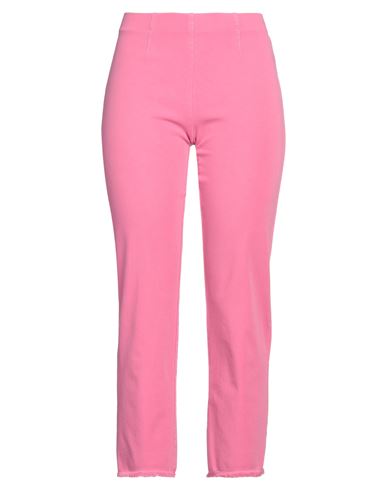 Seductive Woman Jeans Fuchsia Size 12 Cotton, Lycra, Polyester, Elastane In Pink