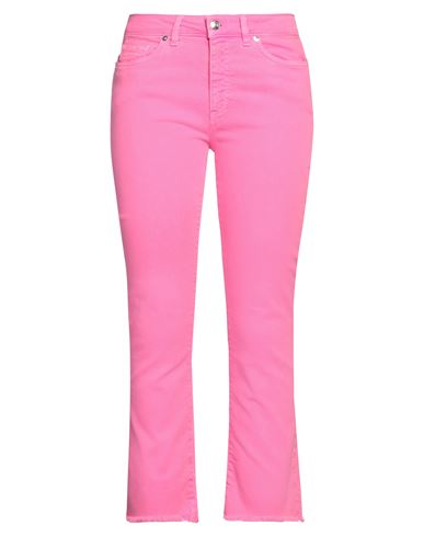 Nine In The Morning Woman Jeans Fuchsia Size 27 Cotton, Elastomultiester, Elastane In Pink