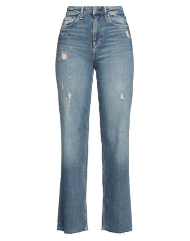 AG AG JEANS WOMAN JEANS BLUE SIZE 29 COTTON, ELASTANE 