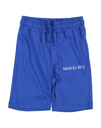MANUEL RITZ MANUEL RITZ TODDLER BOY SHORTS & BERMUDA SHORTS BLUE SIZE 6 COTTON 