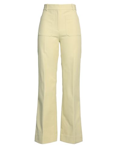 Shop Victoria Beckham Woman Pants Light Green Size 4 Polyester