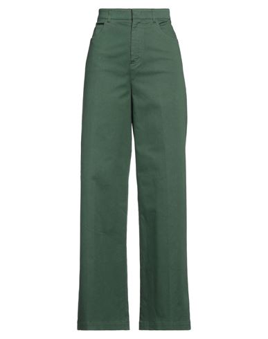 Ql2  Quelledue Ql2 Quelledue Woman Pants Emerald Green Size 8 Cotton, Elastane
