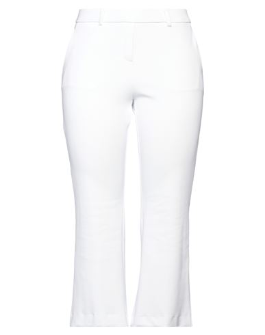Seductive Woman Cropped Pants White Size 10 Polyamide, Elastane