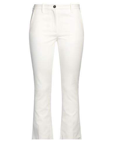 Nine In The Morning Woman Pants White Size 27 Cotton, Elastane