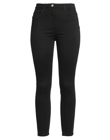 Elisabetta Franchi Woman Jeans Black Size 29 Cotton, Elastomultiester, Elastane In Black