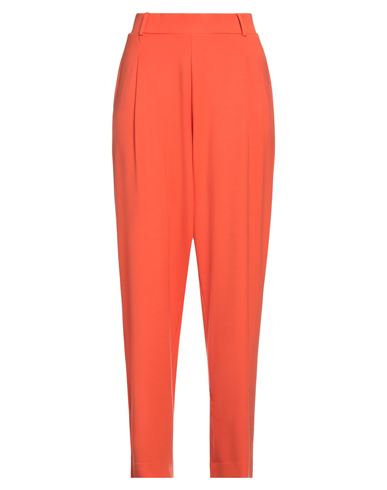Margittes Woman Pants Orange Size 14 Lyocell, Polyamide, Elastane