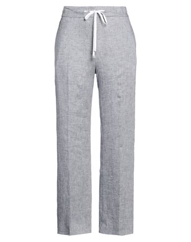 Peserico Woman Pants Grey Size 10 Linen, Cotton