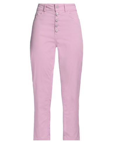 Dondup Koons Cropped Straight-leg Trousers In Pink