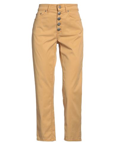 Shop Dondup Woman Pants Gold Size 24 Lyocell, Cotton, Elastane