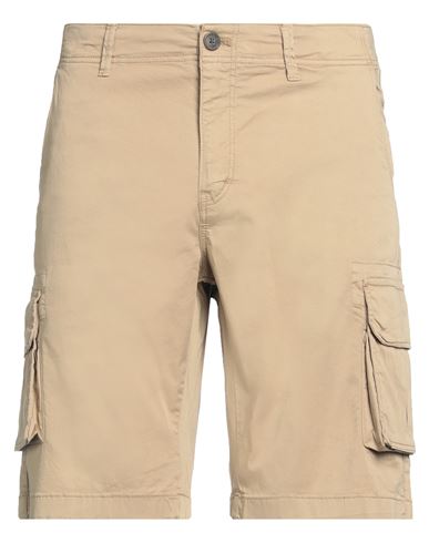 Bomboogie Man Shorts & Bermuda Shorts Beige Size 38 Cotton, Elastane