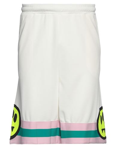 Barrow Man Shorts & Bermuda Shorts Ivory Size L Polyester In White