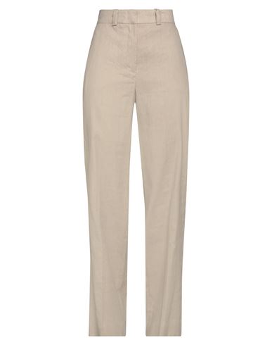 Seventy Venezia Woman Pants Beige Size 4 Linen, Cotton, Elastane In Beige