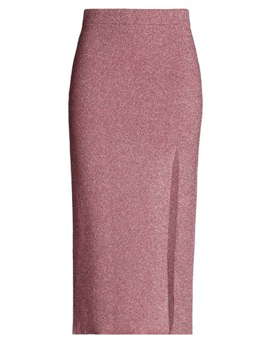 Circus Hotel Woman Midi Skirt Pink Size 8 Viscose, Polyamide, Polyester