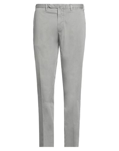 Santaniello Man Pants Grey Size 38 Cotton, Elastane