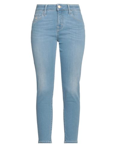 Jacob Cohёn Woman Jeans Blue Size 29 Cotton, Elastomultiester, Elastane, Polyester In Blue
