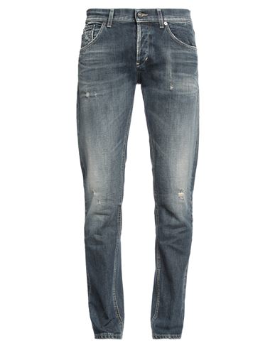 Dondup Man Jeans Blue Size 35 Cotton, Elastane In Blue