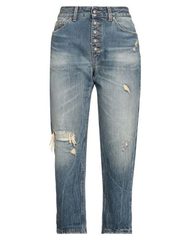 Dondup Woman Jeans Blue Size 27 Cotton In Blue